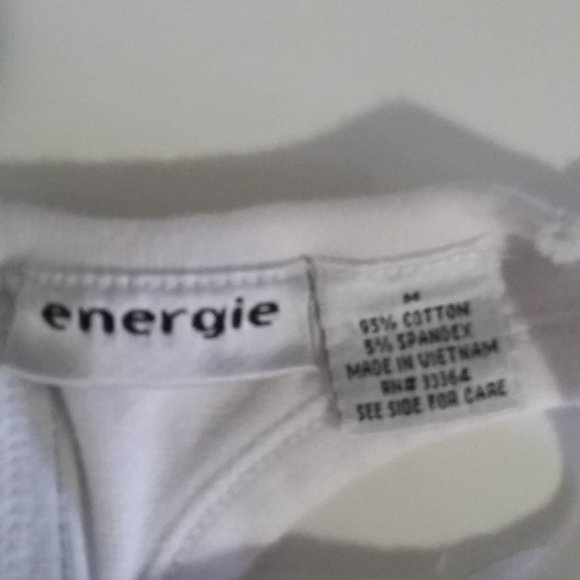Crop Sweat white top - by Energie - Picture 4 of 4